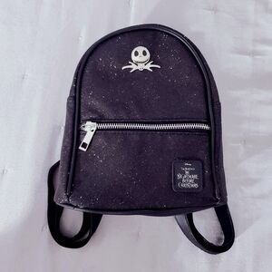 Disney's Nightmare Before Christmas Shimmer Black Mini Backpack